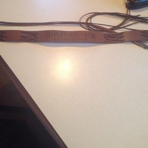 Harley Davidson leather belt.