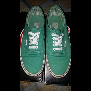 Green Vans Womens-10 Mens-8.5