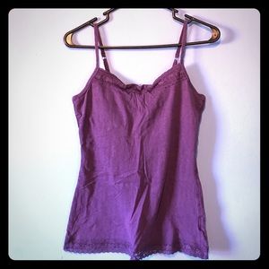 Purple Lace Camisole