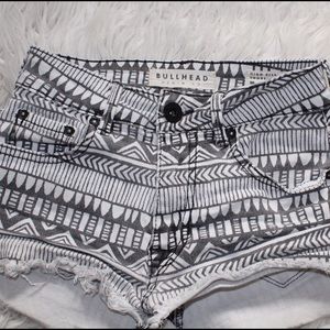 bullhead tribal high waisted shorts