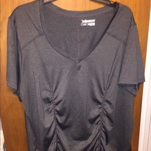 Grey exercise shirt