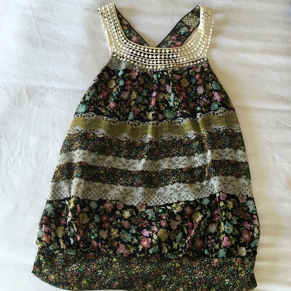 Floral tank top