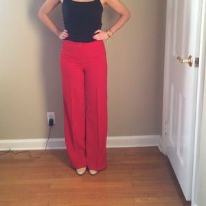 LEIFSDOTTIR Red wide legged pants