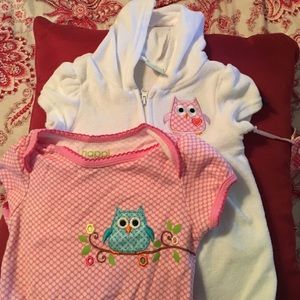 Baby girl owl outfit