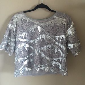 sequin top