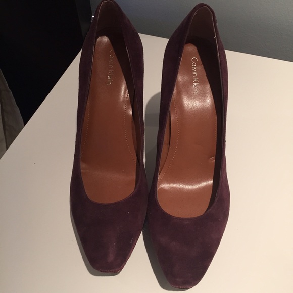 Wine Calvin Klein Heels