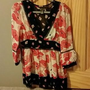 Anthropologie fei silk blouse