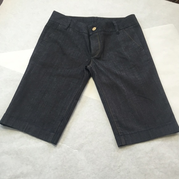 Tory Burch Pants - Tory Burch Denim Trouser Short~NVR WORN🌸☀️💐