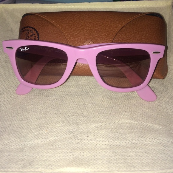 Authentic pink rayban wayfarers