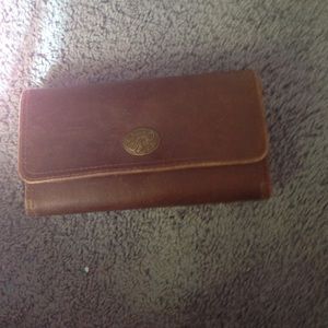 🎁Brown multi pocket convertible wallet