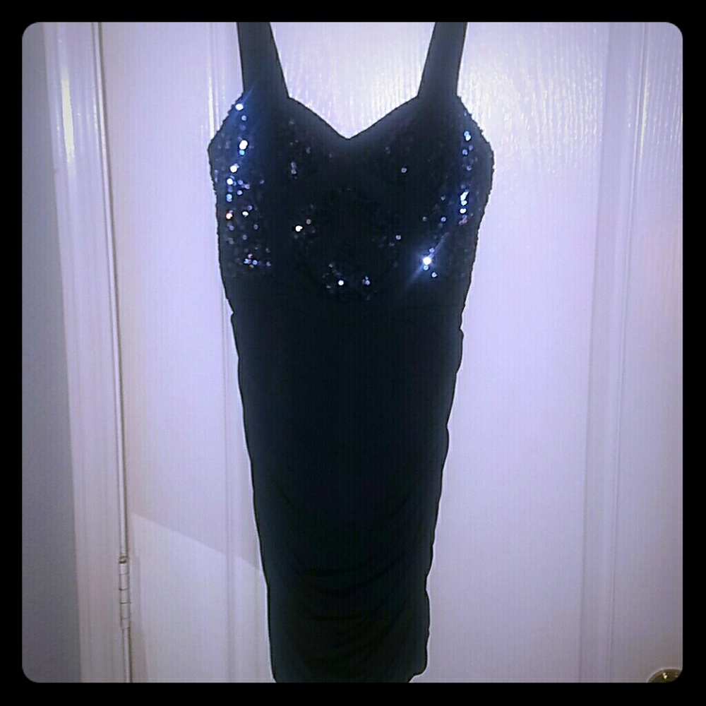 Navy blue dress