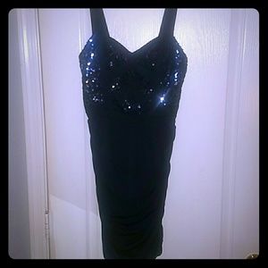 Navy blue dress