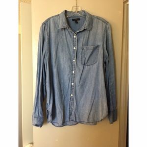 Chambray Top J. Crew