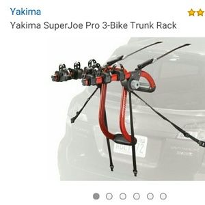 Yakima Super Joe Pro 3-bike trunk rack