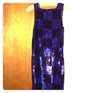 Alice + Olivia sleeveless sequin dress
