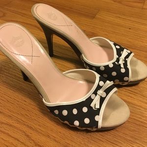 Polka dot heels!!! Make offer