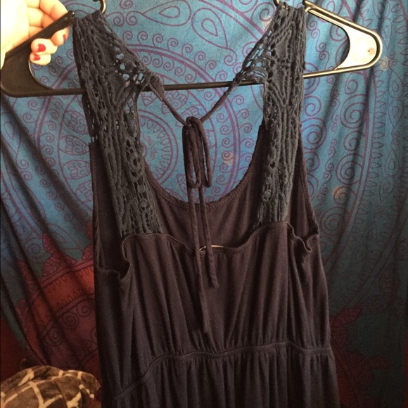 Navy blue summer dress - Picture 3 of 3