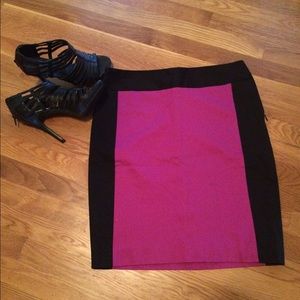 The Limited purple and black women's skirt