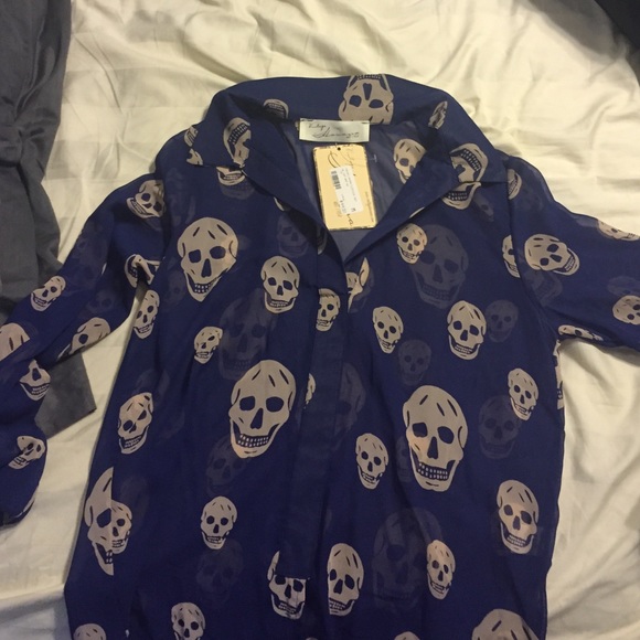 NWT vintage Havana skull shirt