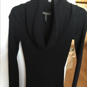 BCBG cowl neck sweater dress
