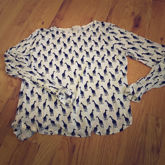 Bundle Giraffe Print Long Sleeve Tee w/ Skirt