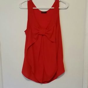 Red bow top