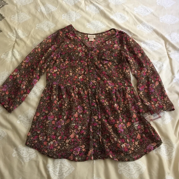 Bnwt burgundy floral - Picture 2 of 4