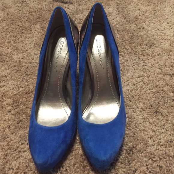 Blue heels