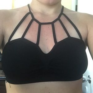 Lf Black Bralette