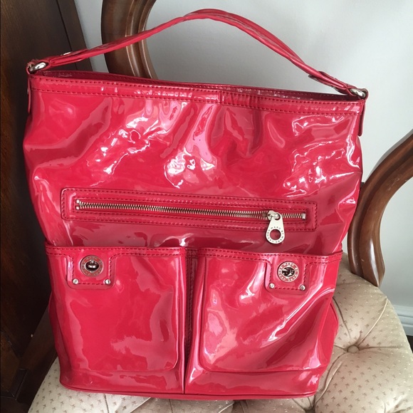 Marc Jacobs red tote bag