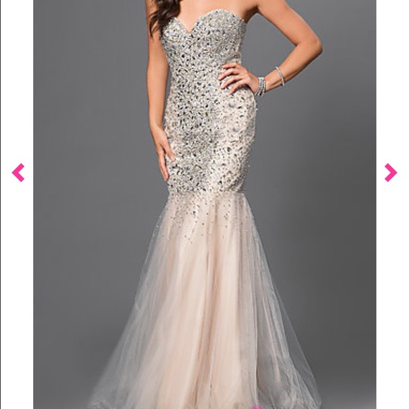 Long prom dress size 8