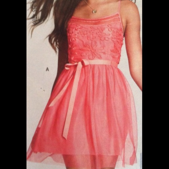 Delilah's pink flower dress