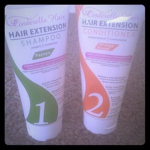 Cinderella Hair Extension shampoo and conditioner