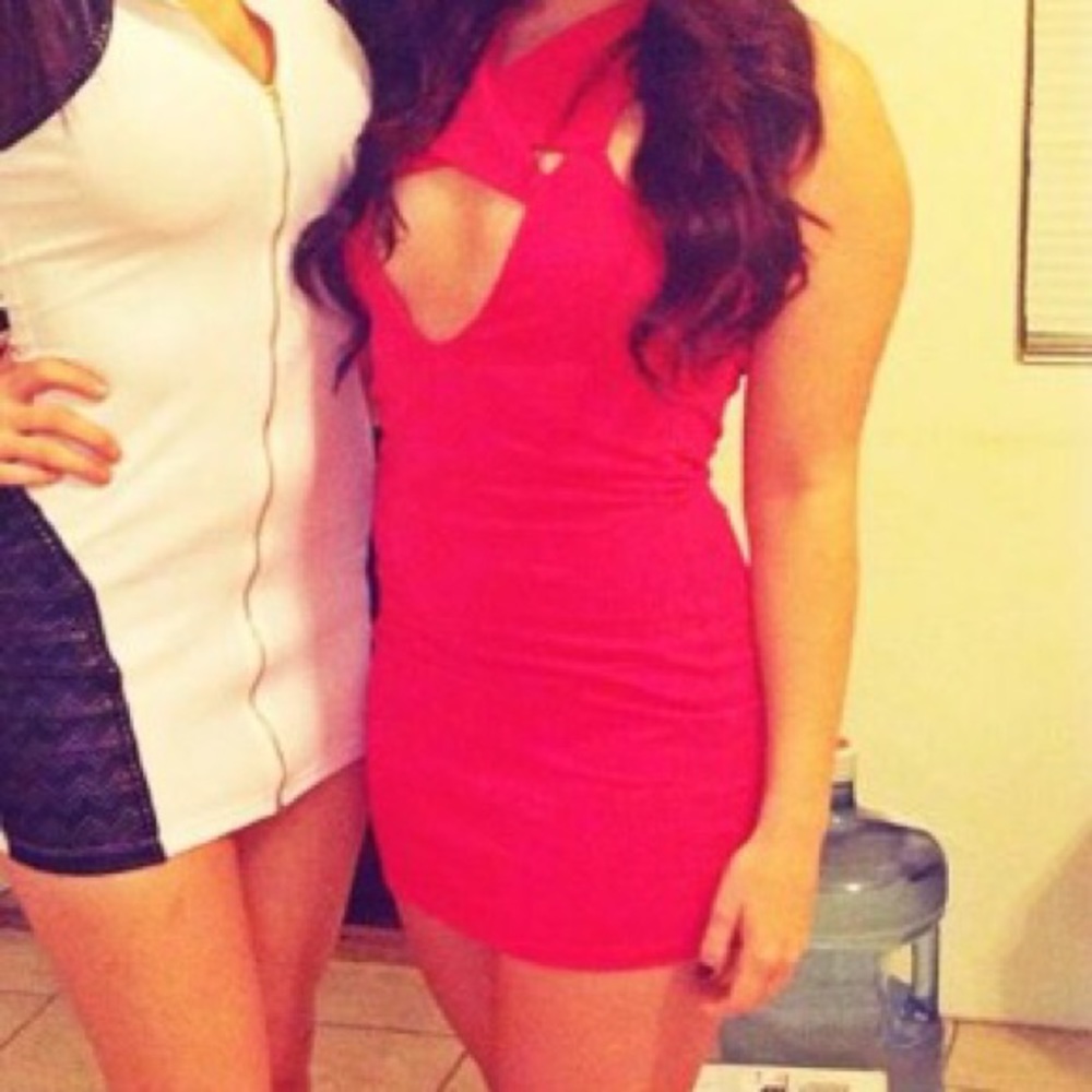 Red dress size small from Nasty Gal