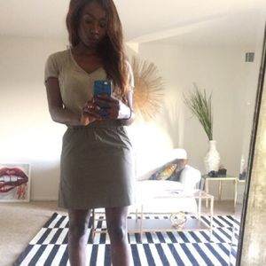 Olive skirt