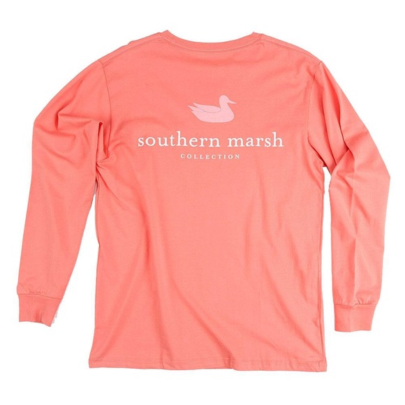 Southern Marsh Tops - Coral Southern Marsh long sleeve
