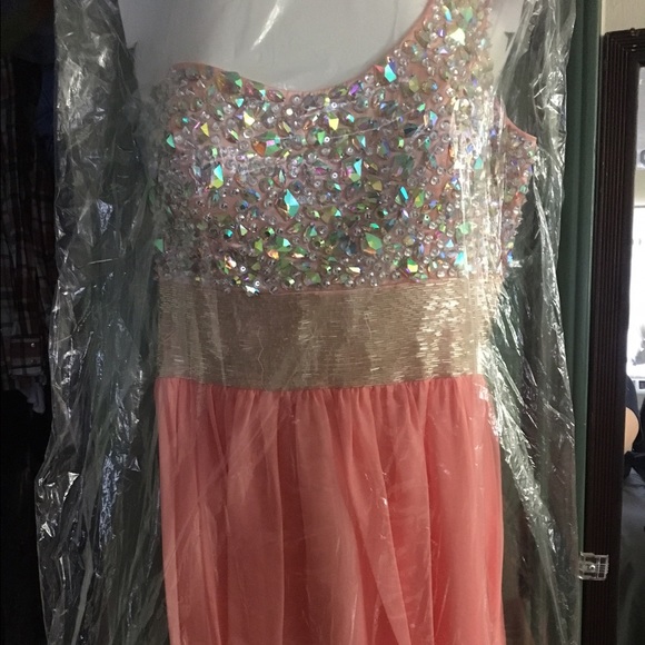 Pink evening dress - Picture 1 of 2