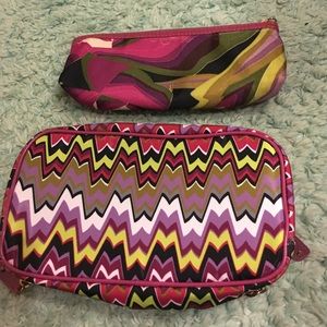 Missoni makeup bag set.