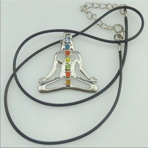 NWT🕉 Buddha meditation chakra necklace