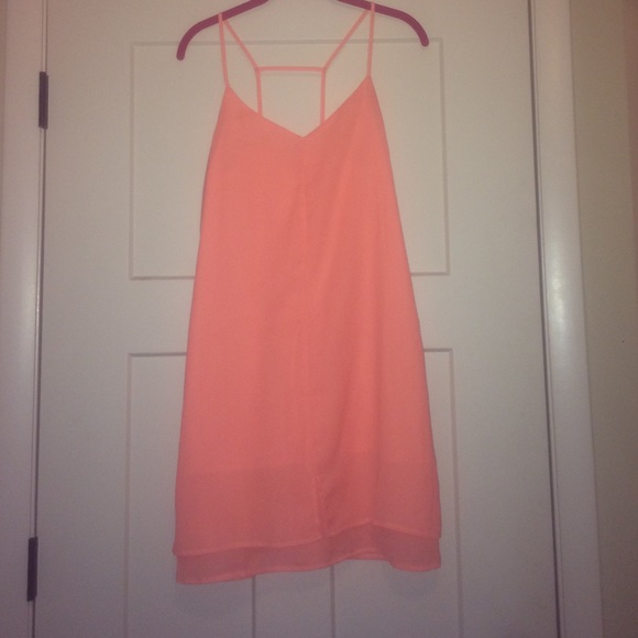 Peach sun dress