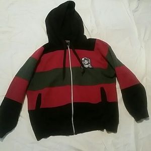 Large South Pole Zip-Up Hoodie