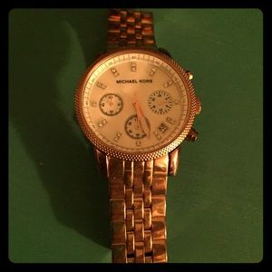 Rose Gold MK watch