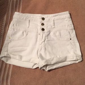 White Size 4 Shorts