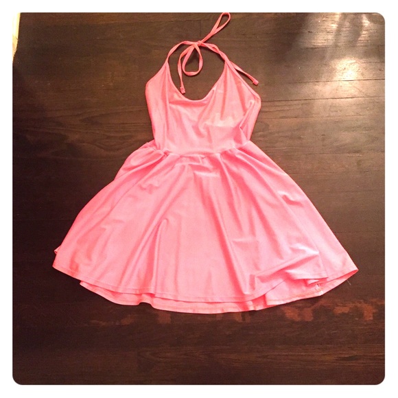 American Apparel light pink skater dress