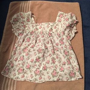 Floral Size Medium Shirt