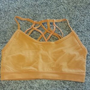 Fabletics Tangerine Dash Sports Bra - New SIZE S/6