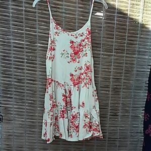 Floral Open back dress