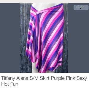 Tiffany Alana Small Medium purple pink skirt s/m