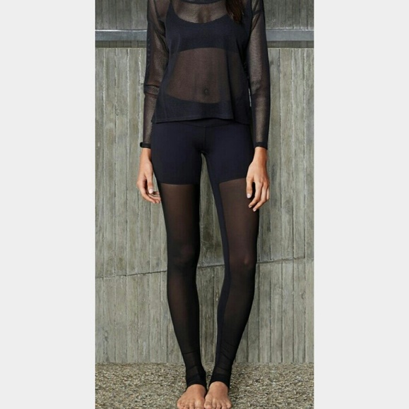 alo yoga mesh leggings