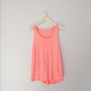 Neon Orange Basic Staple Tank Top